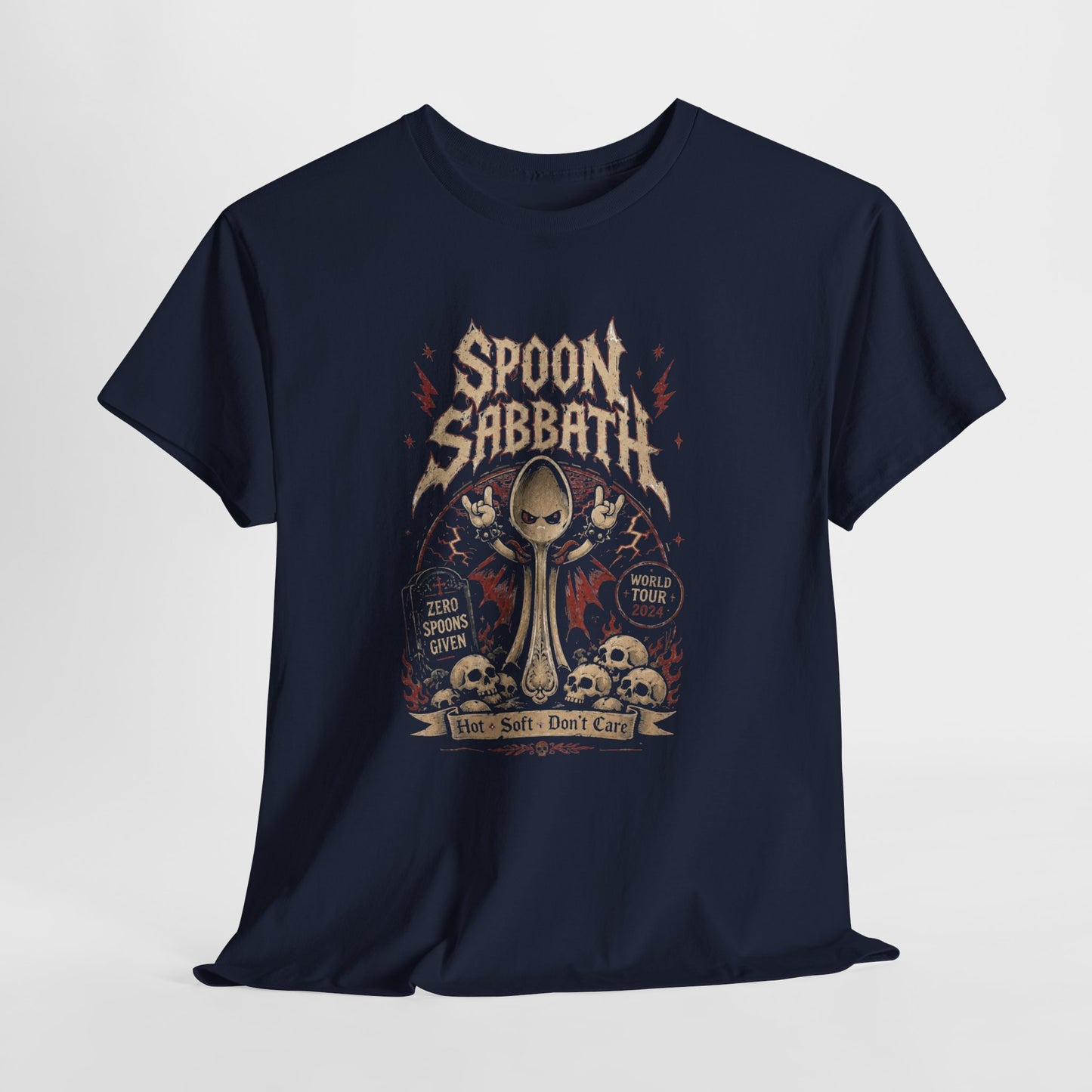 Spoon Sabbath Retro Spoon-Themed Graphic Tee