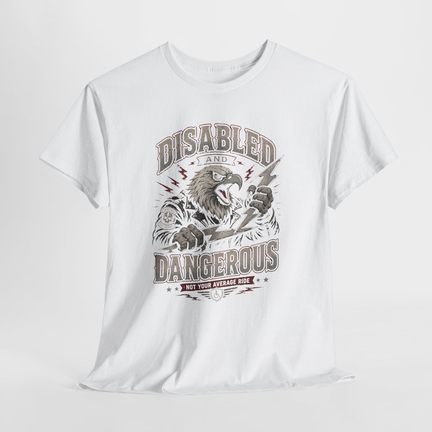 Disabled and Dangerous Graphic Tee — Disability Pride Statement Shirt