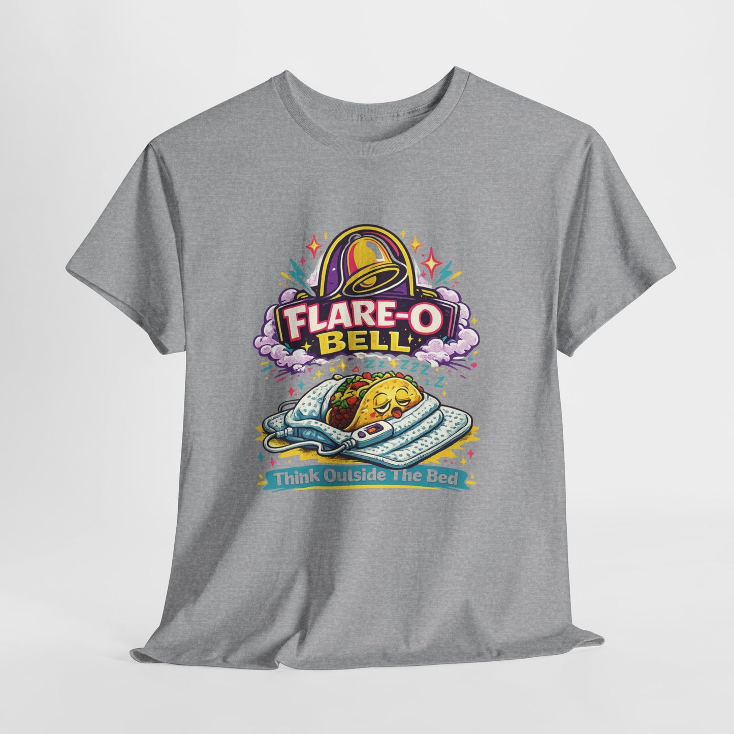 Flare-O Bell: Think Outside The Bed Retro Space Graphic Tee