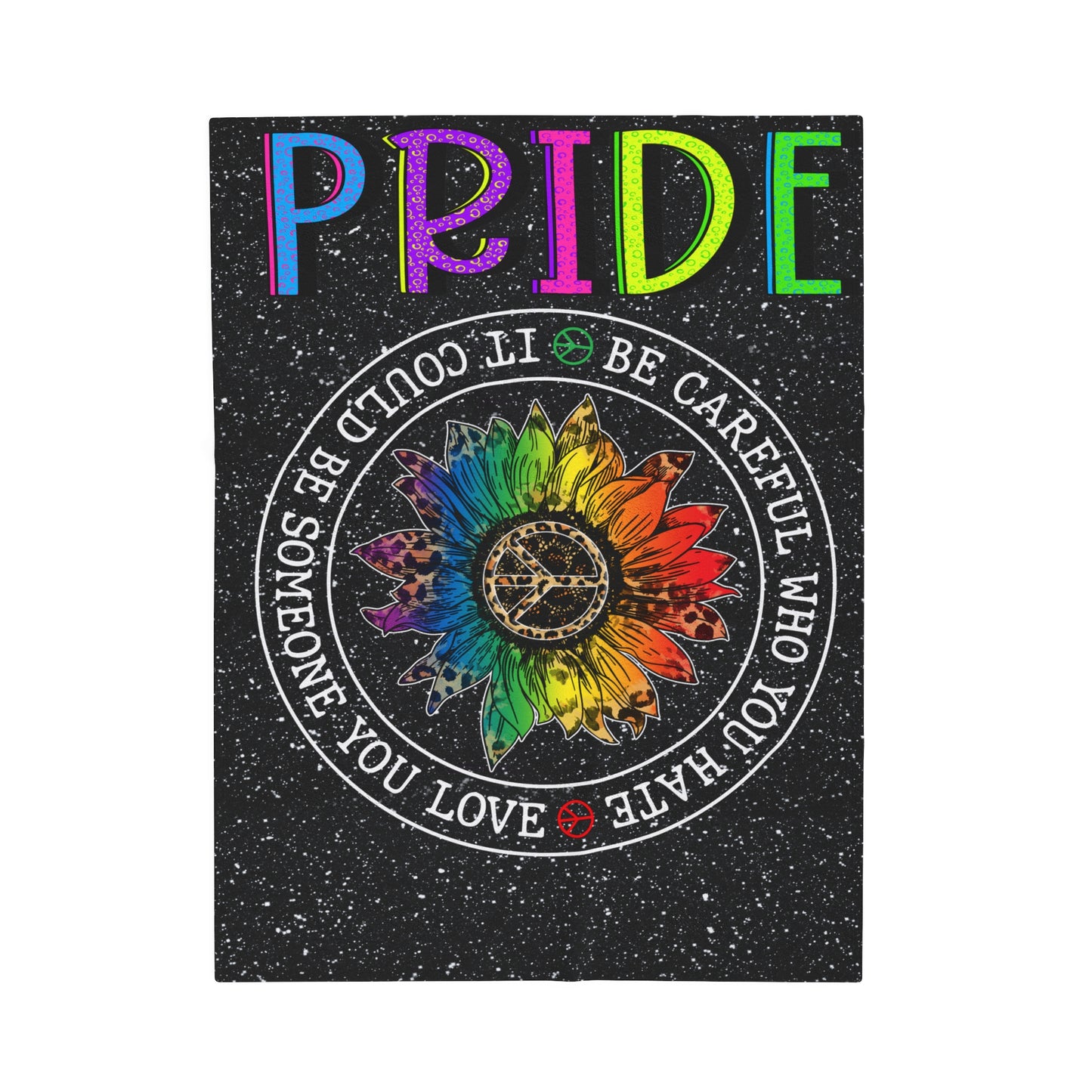 Be Careful Who You Hate Blanket