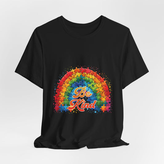 Be Kind Autism Rainbow Tee