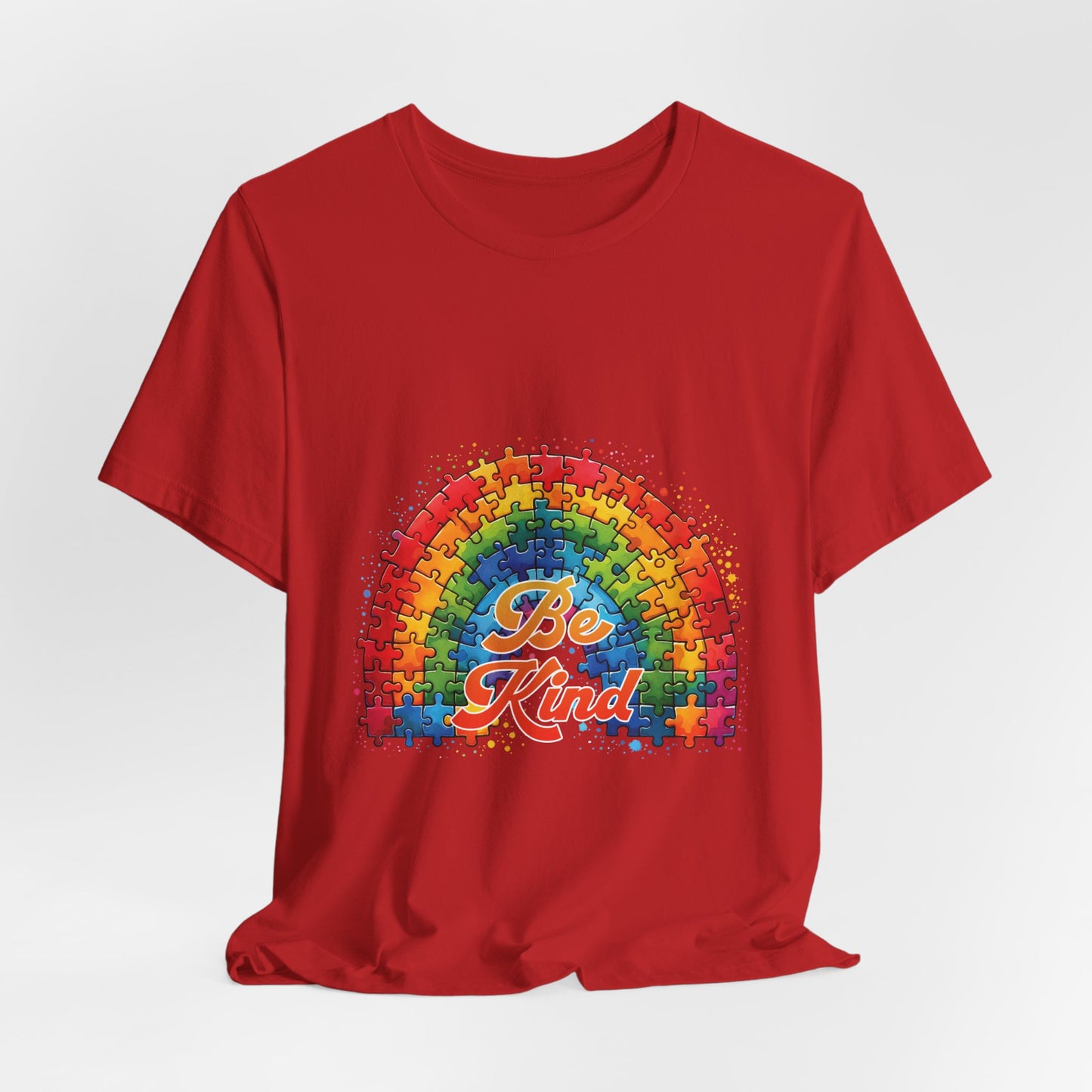 Be Kind Autism Rainbow Tee