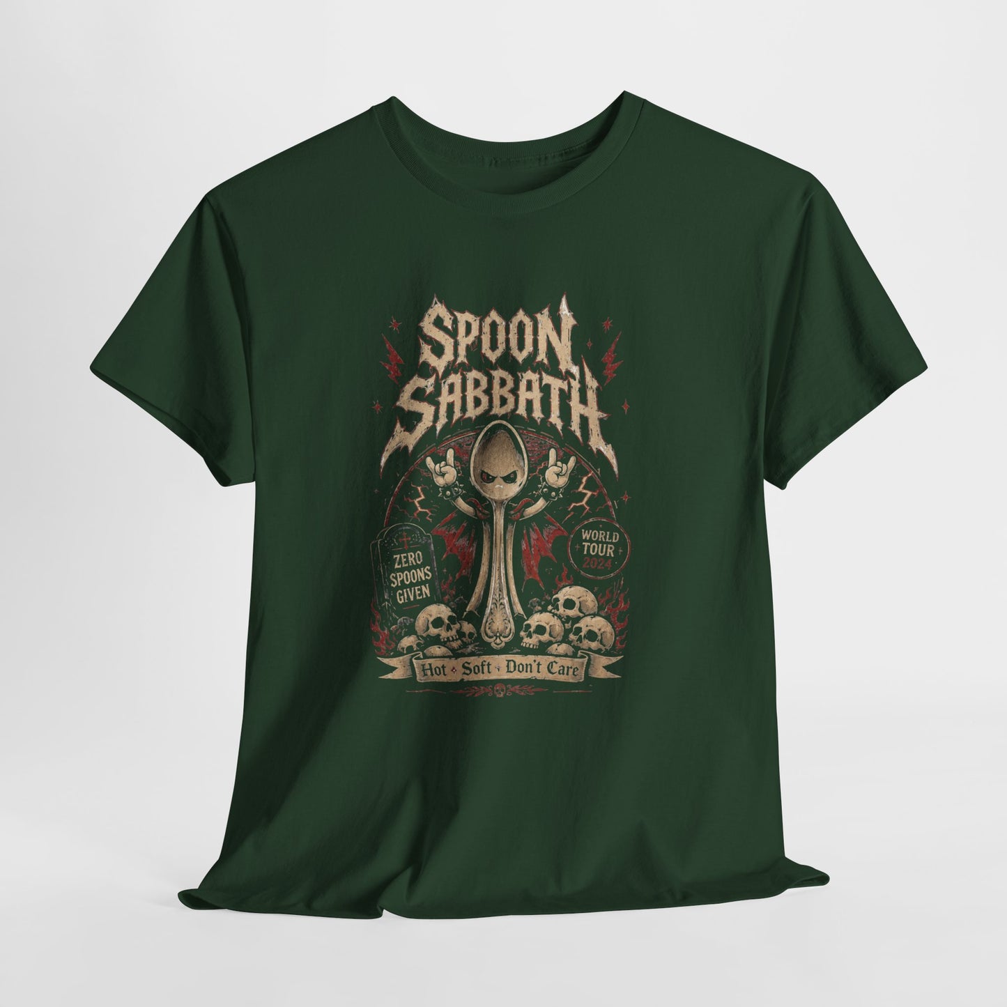 Spoon Sabbath Retro Spoon-Themed Graphic Tee