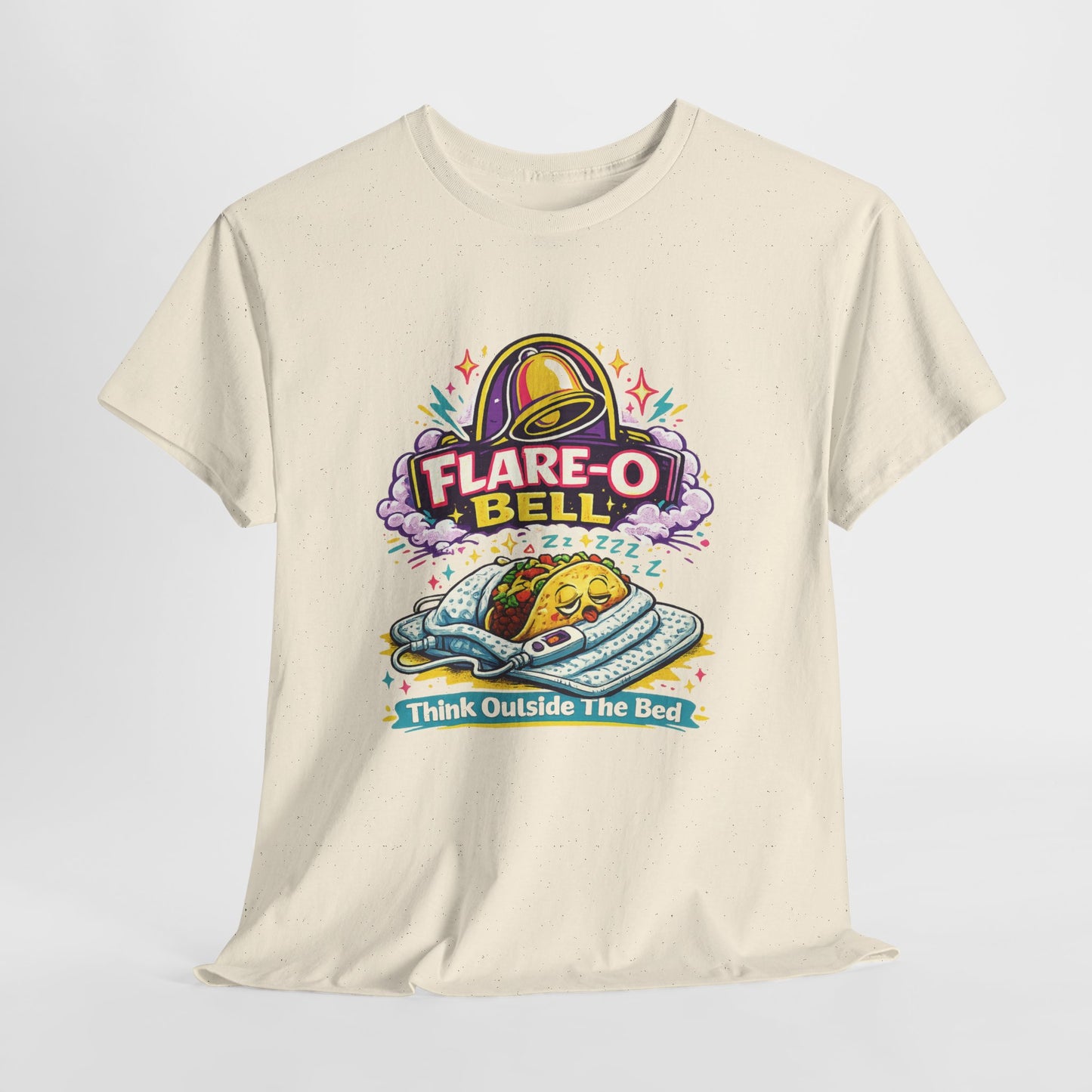 Flare-O Bell: Think Outside The Bed Retro Space Graphic Tee