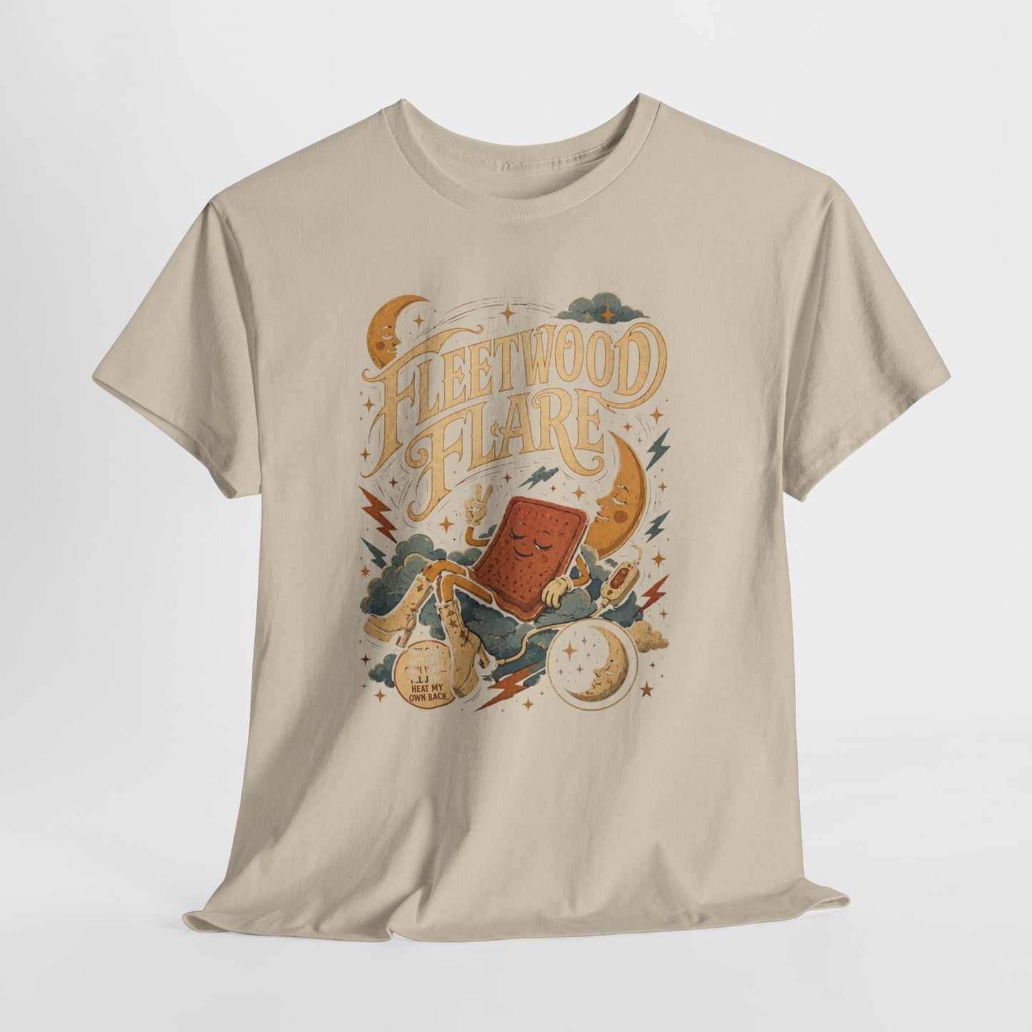 Fleetwood Flare – Celestial Spoonie Heating Pad Parody Design
