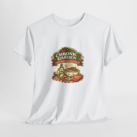 Chronic Garden Tee — Vintage Italian Food & Wine Graphic T-Shirt