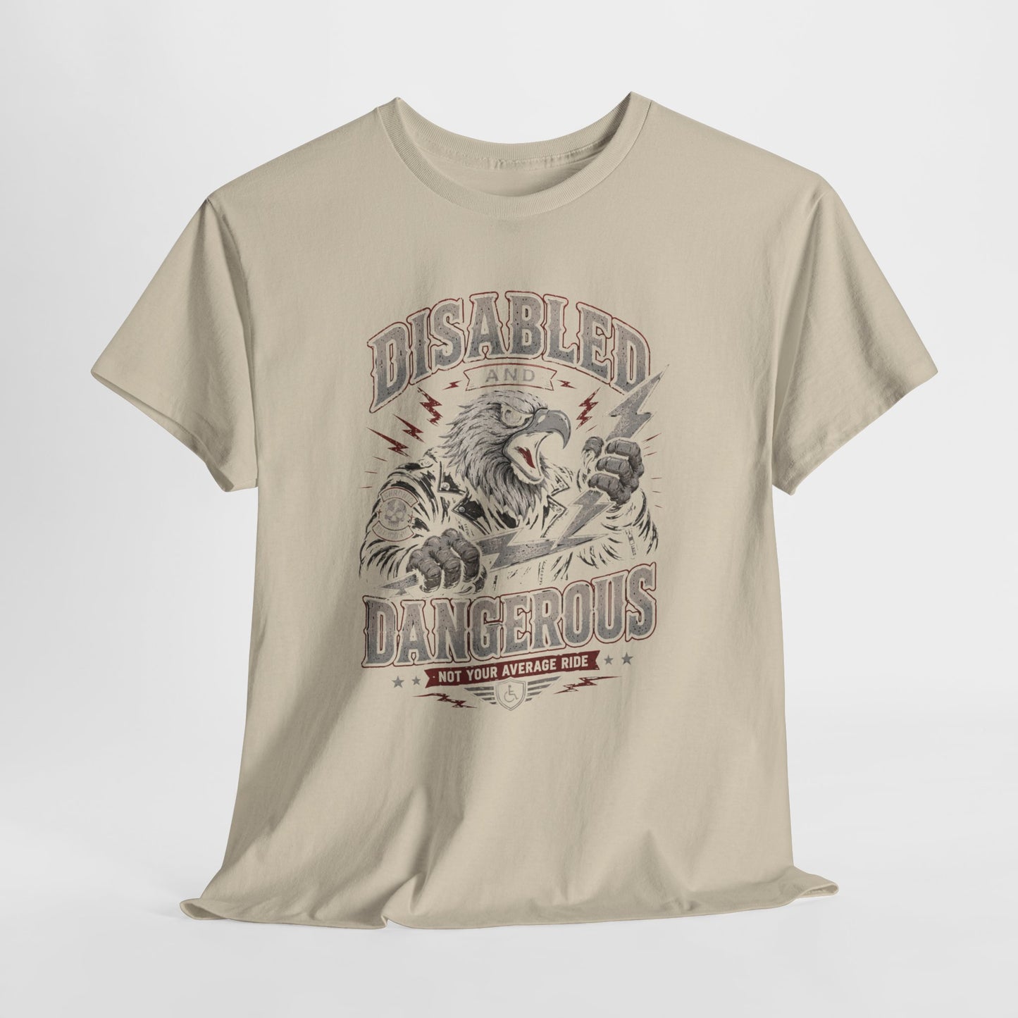 Disabled and Dangerous Graphic Tee — Disability Pride Statement Shirt