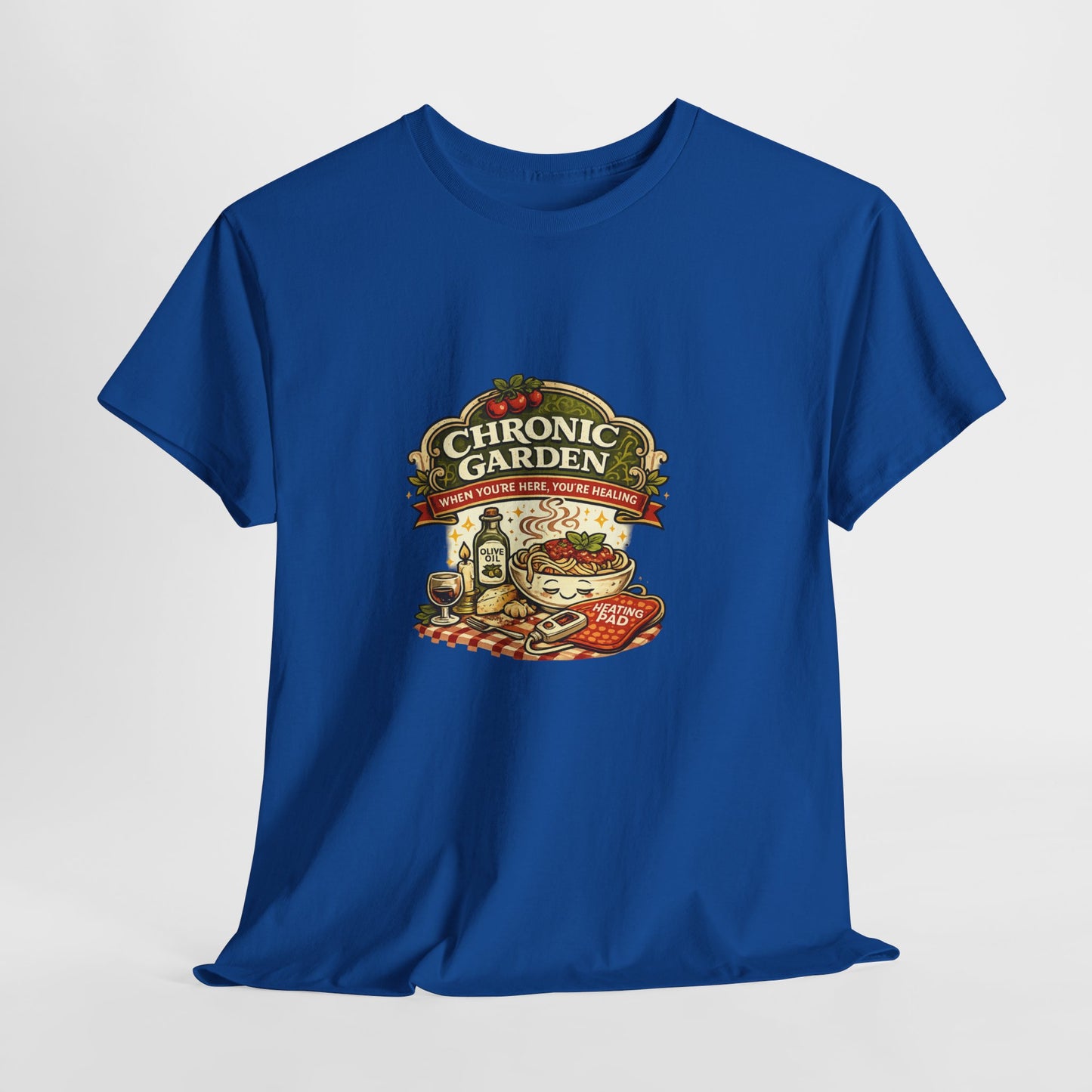 Chronic Garden Tee — Vintage Italian Food & Wine Graphic T-Shirt