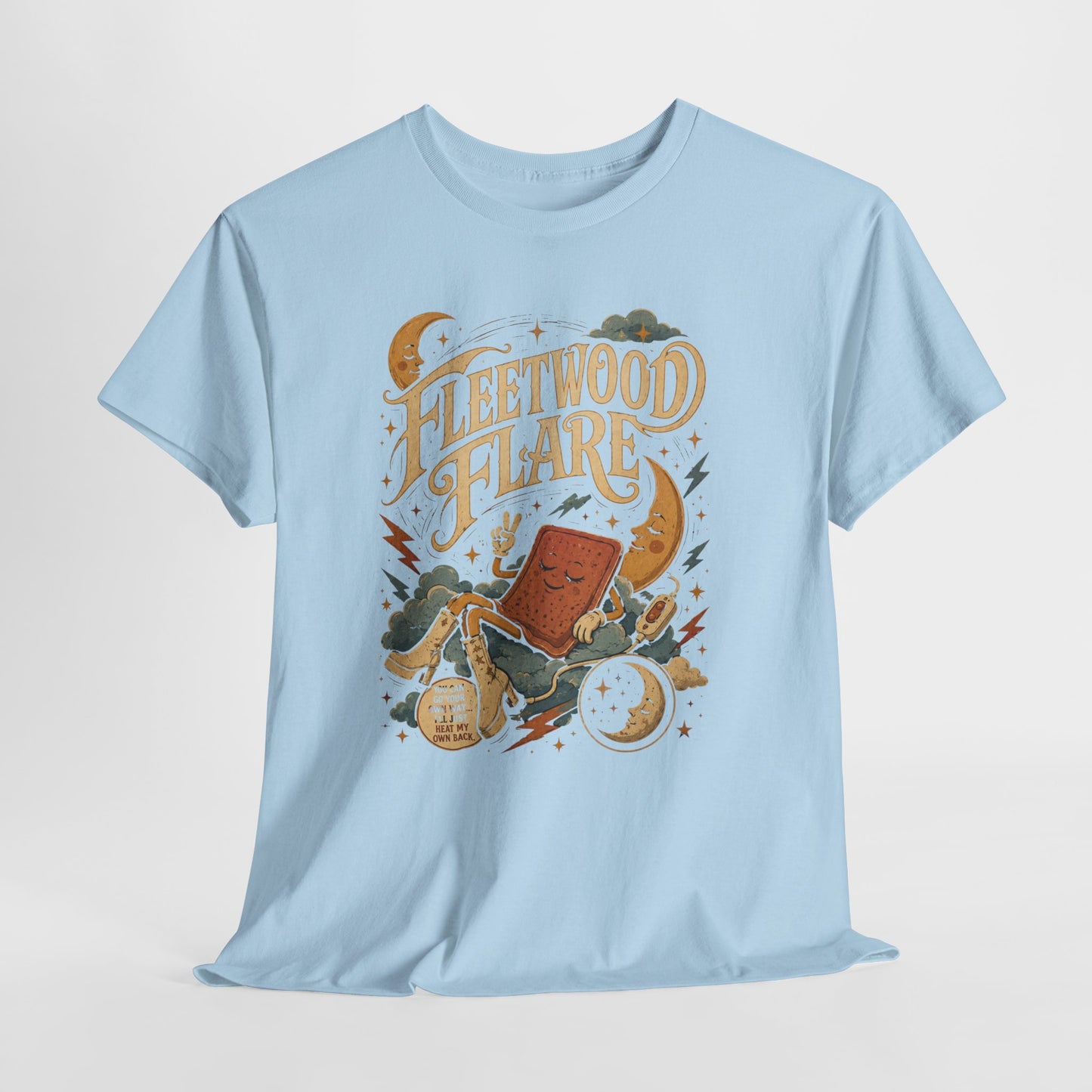 Fleetwood Flare – Celestial Spoonie Heating Pad Parody Design