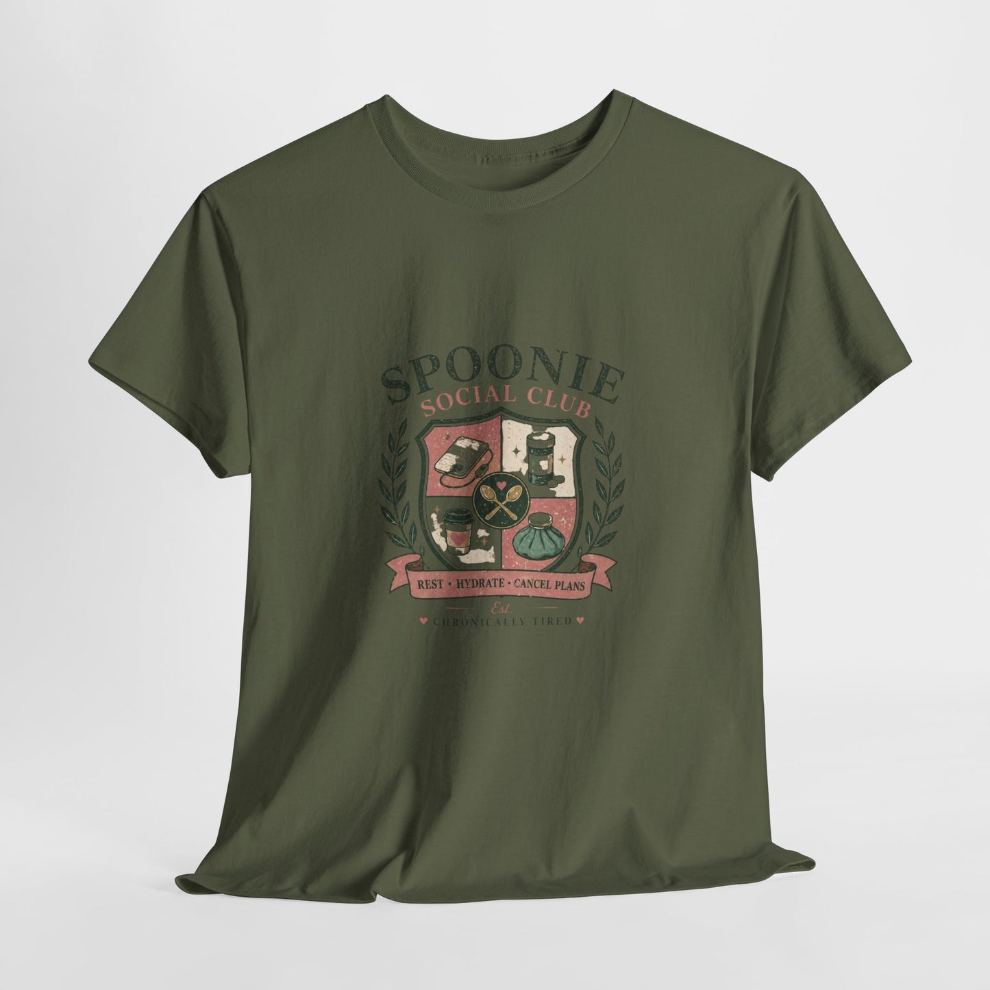 Spoonie Social Club T‑Shirt – Chronic Illness Awareness Tee