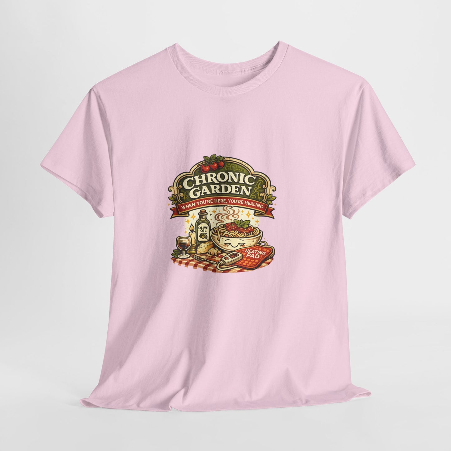 Chronic Garden Tee — Vintage Italian Food & Wine Graphic T-Shirt