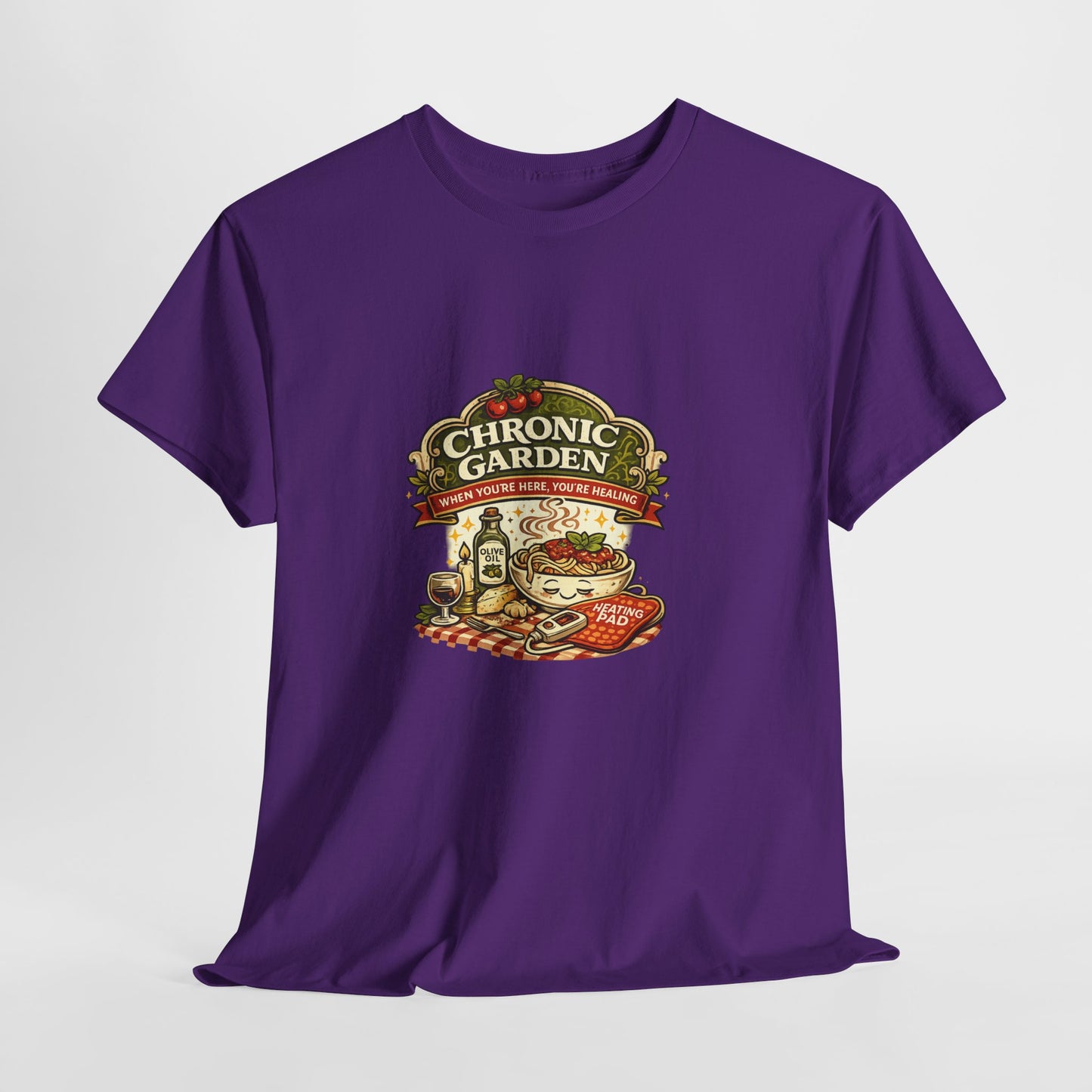 Chronic Garden Tee — Vintage Italian Food & Wine Graphic T-Shirt