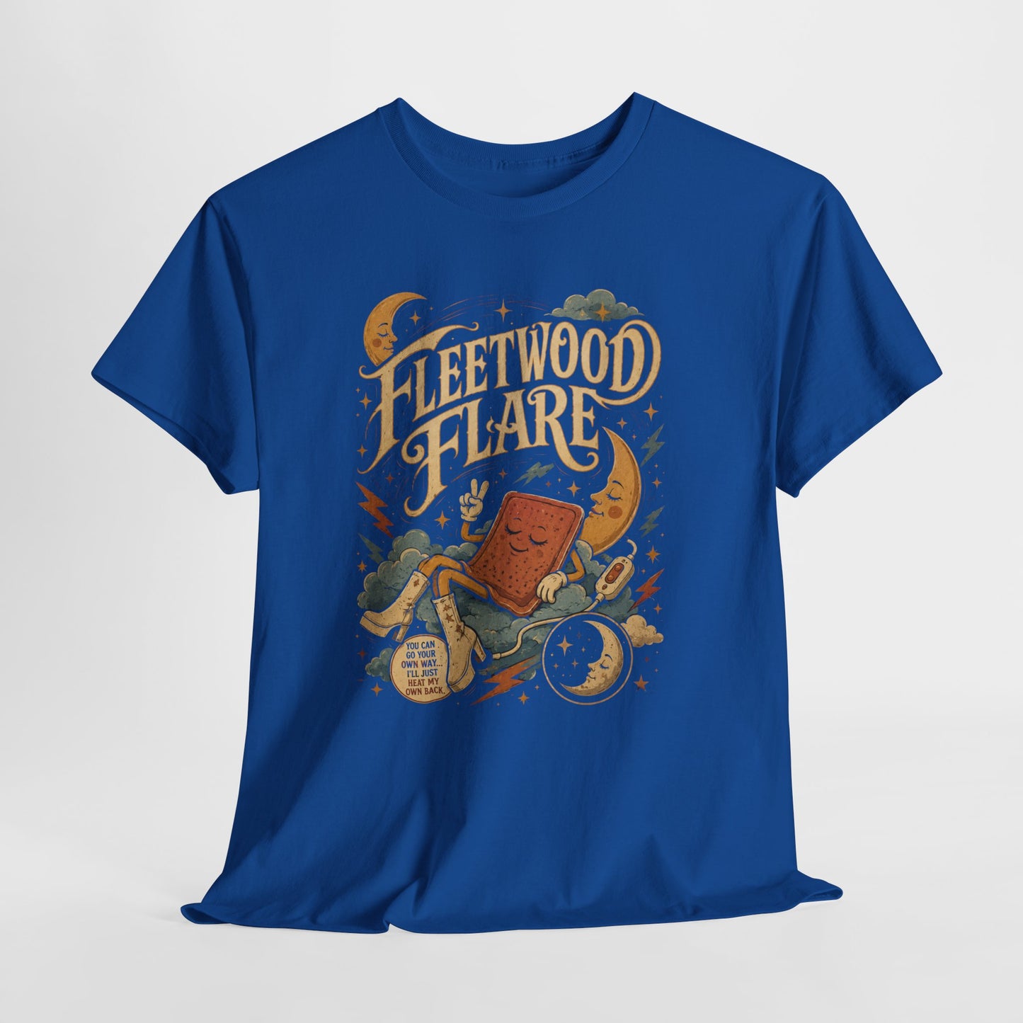 Fleetwood Flare – Celestial Spoonie Heating Pad Parody Design