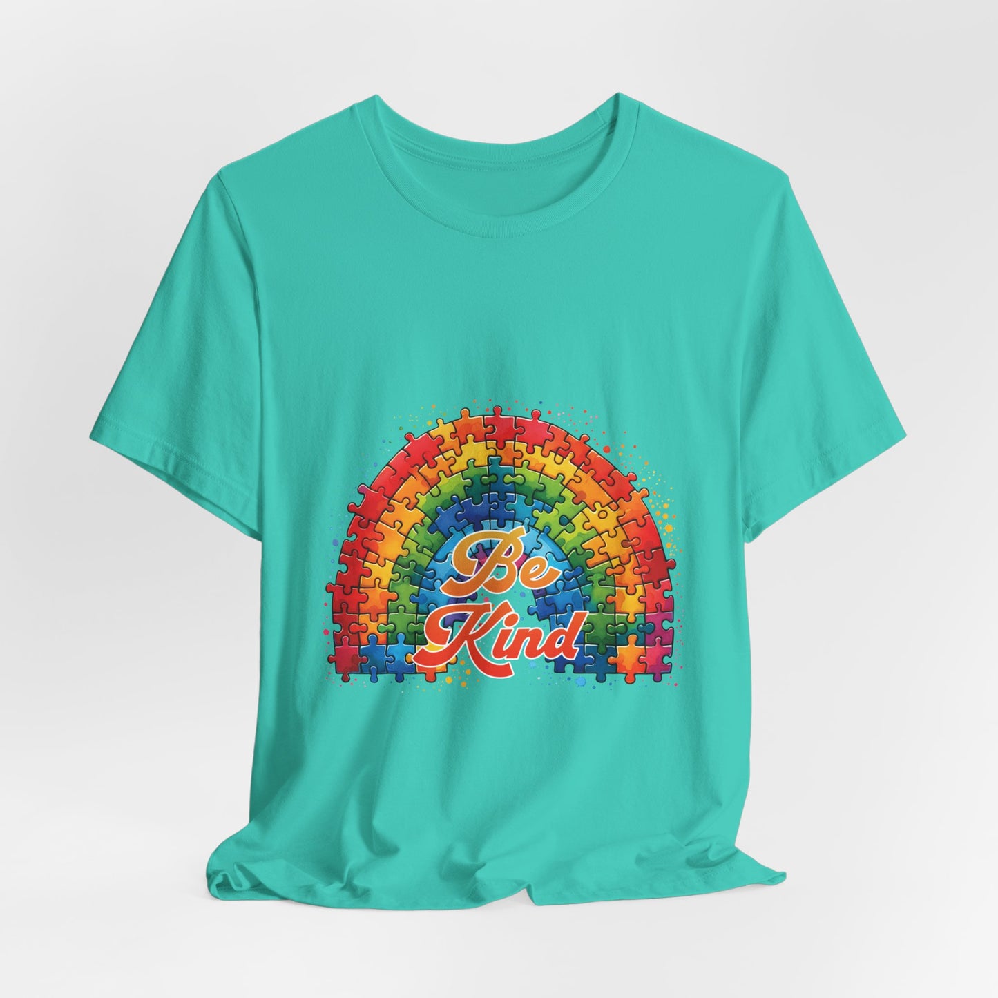 Be Kind Autism Rainbow Tee