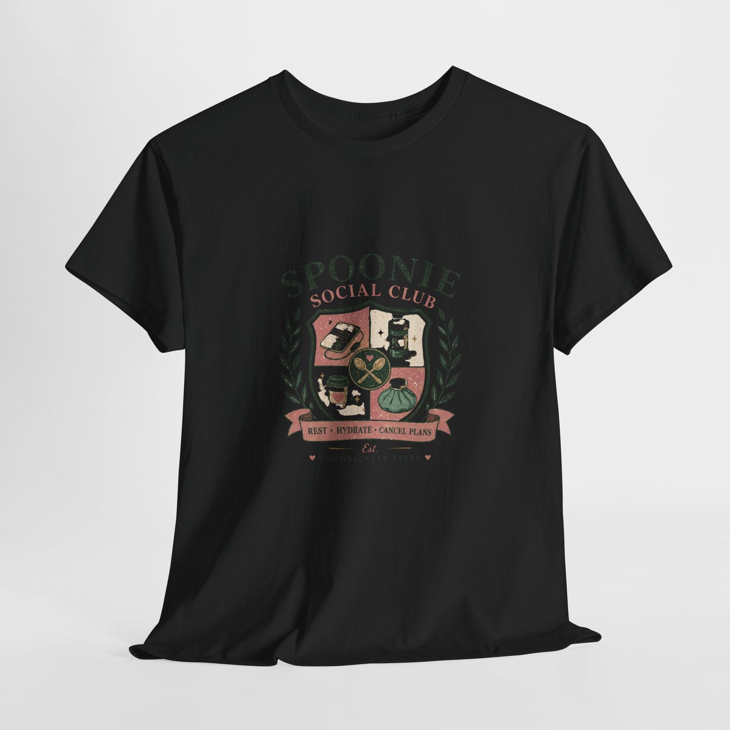 Spoonie Social Club T‑Shirt – Chronic Illness Awareness Tee