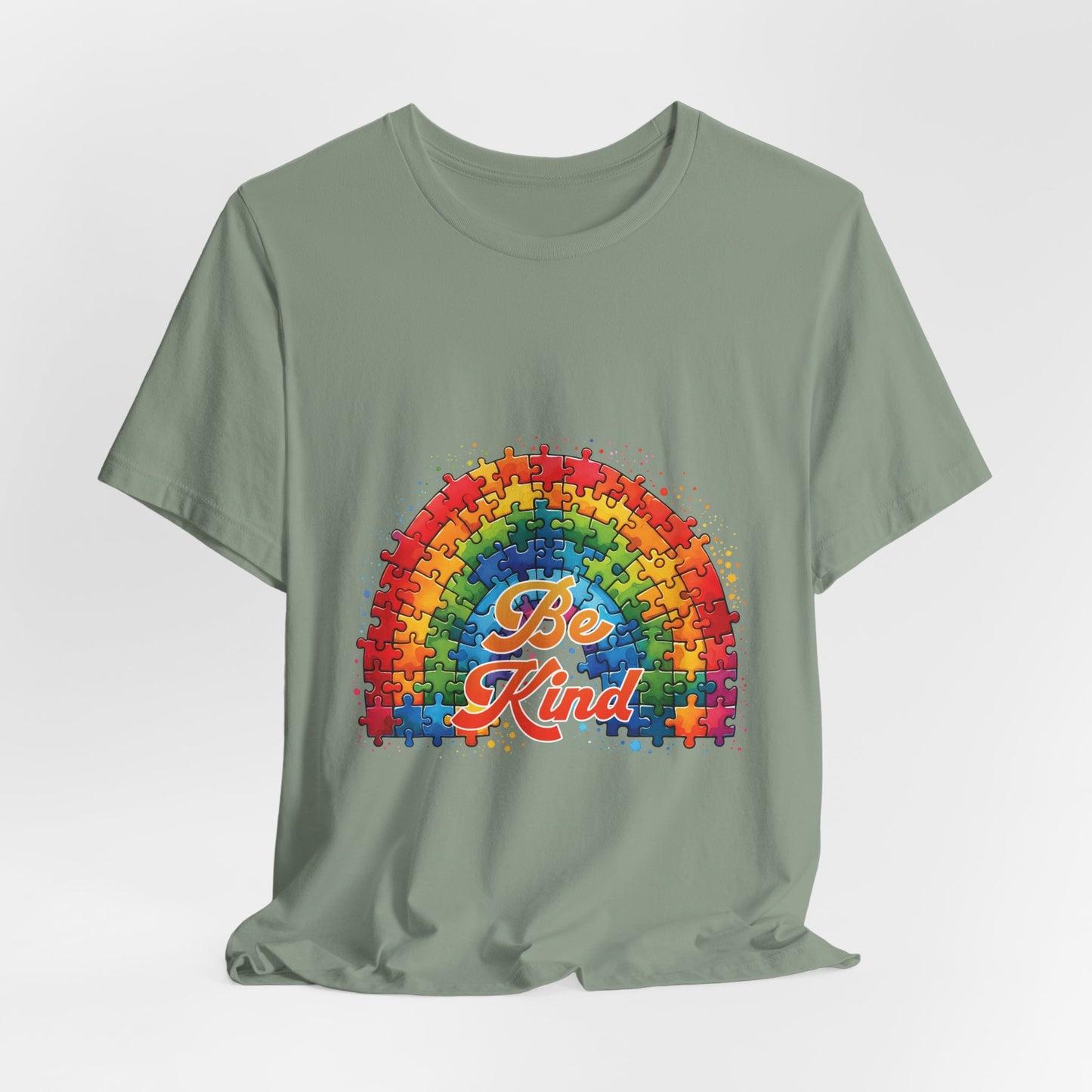 Be Kind Autism Rainbow Tee