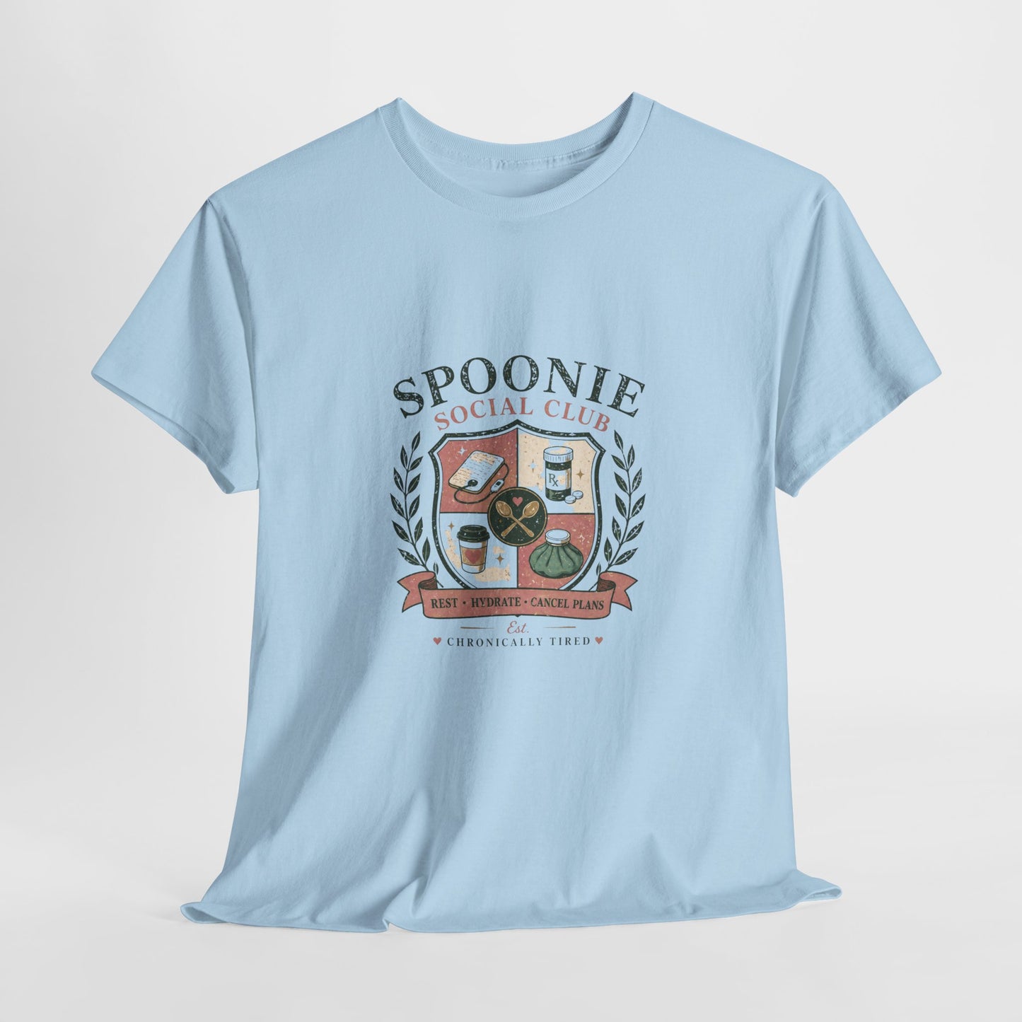 Spoonie Social Club T‑Shirt – Chronic Illness Awareness Tee