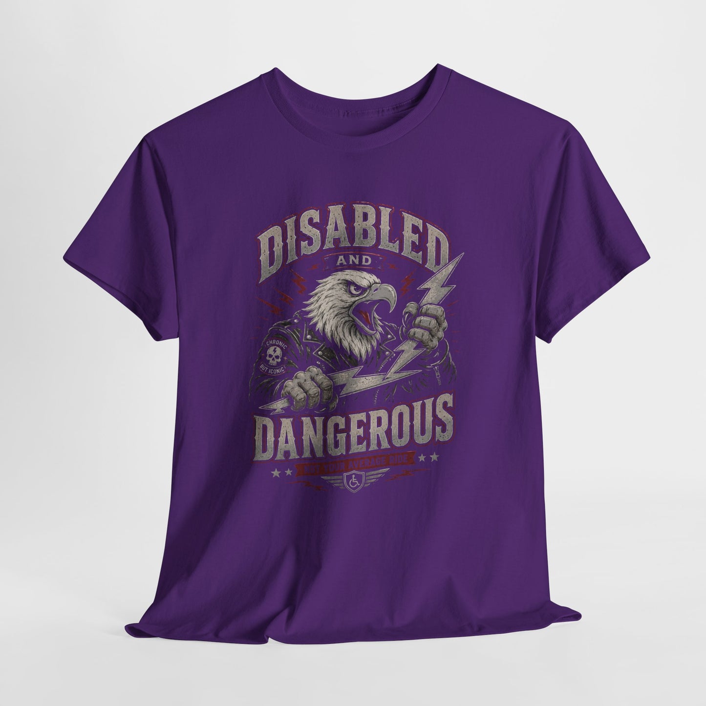 Disabled and Dangerous Graphic Tee — Disability Pride Statement Shirt