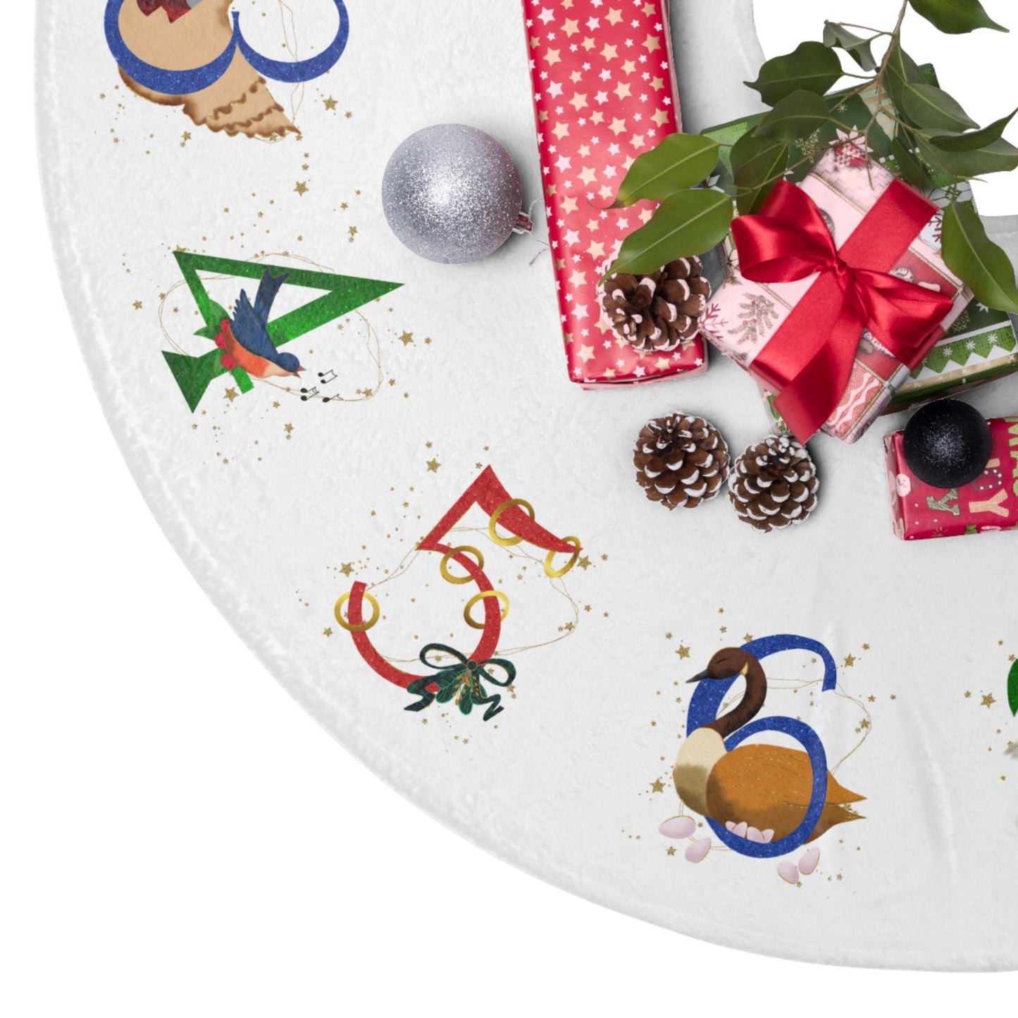 12 Days of Christmas Tree Skirt