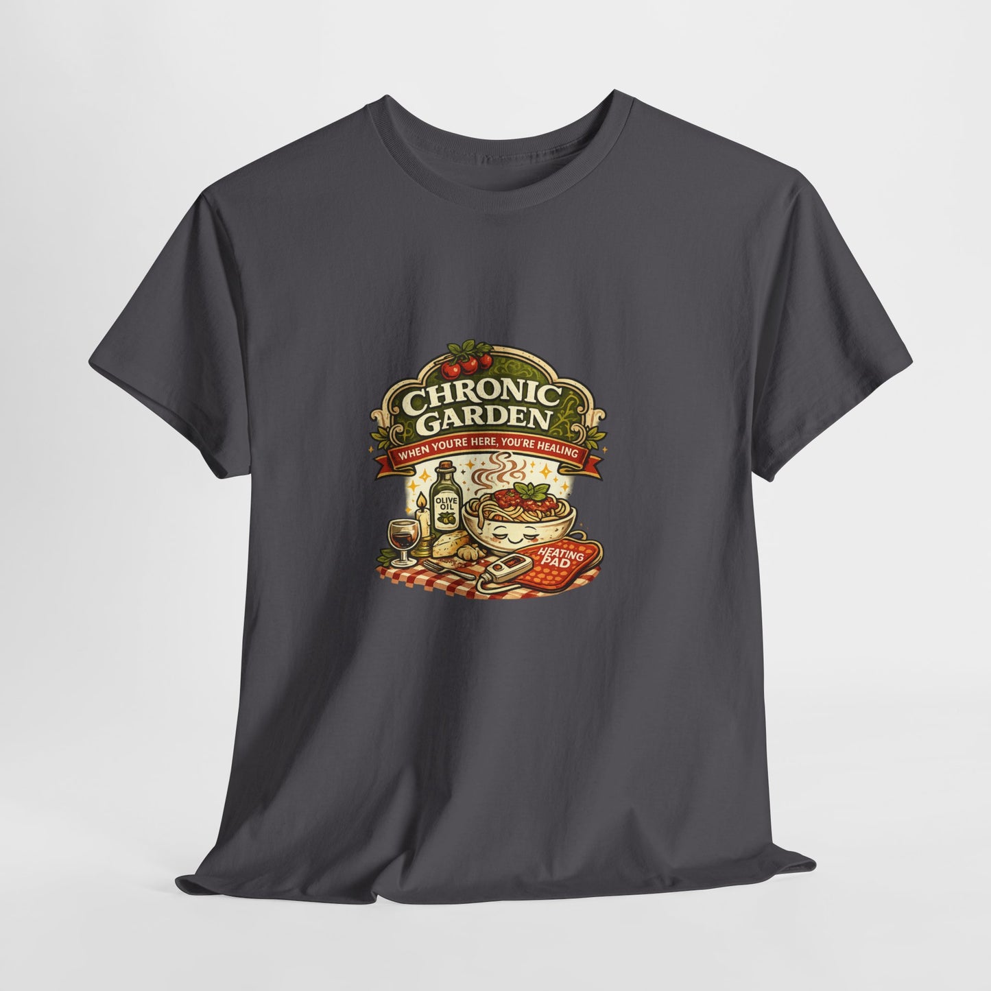 Chronic Garden Tee — Vintage Italian Food & Wine Graphic T-Shirt
