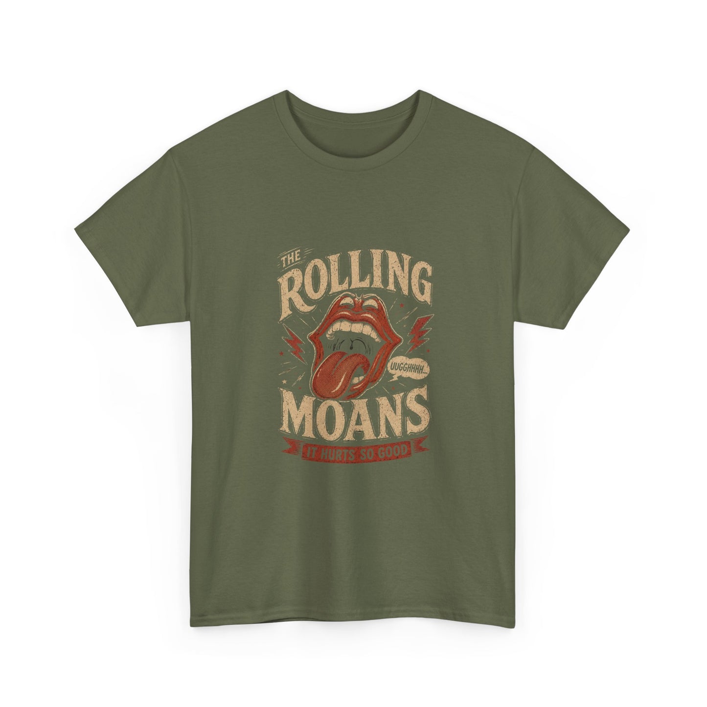 The Rolling Moans – Chronic Illness Rock‑Parody Pain Humor Adult Tee