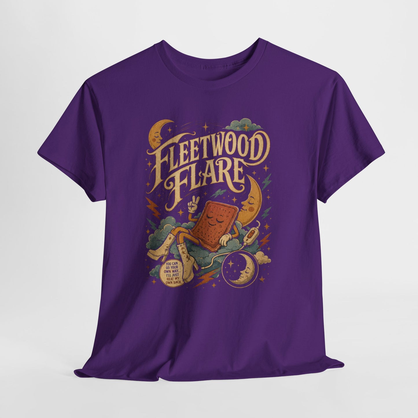 Fleetwood Flare – Celestial Spoonie Heating Pad Parody Design