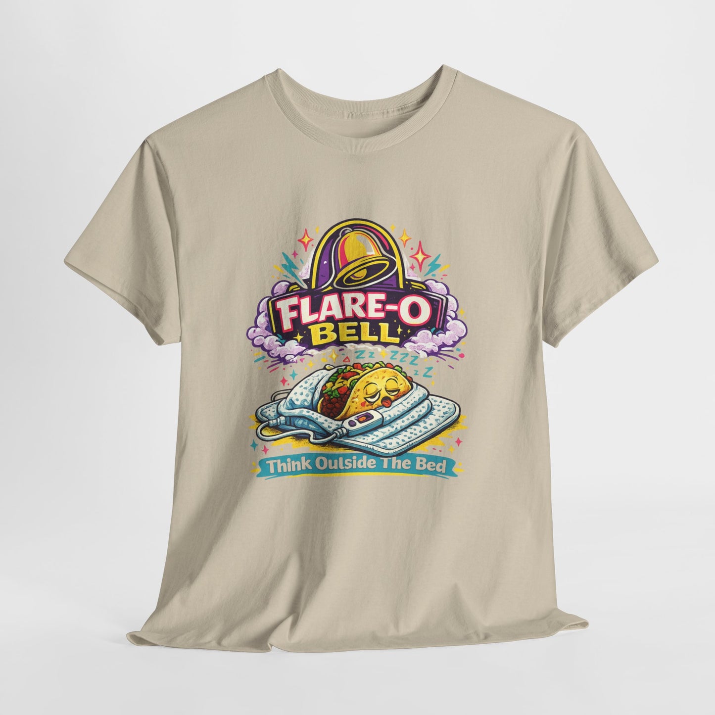 Flare-O Bell: Think Outside The Bed Retro Space Graphic Tee