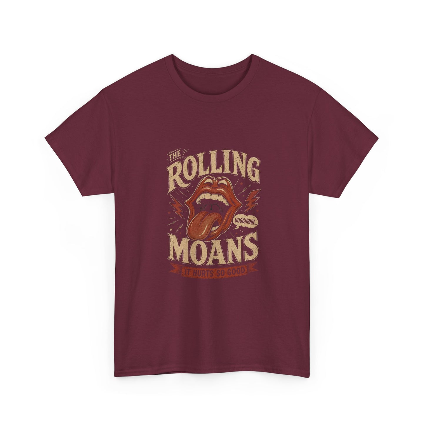 The Rolling Moans – Chronic Illness Rock‑Parody Pain Humor Adult Tee