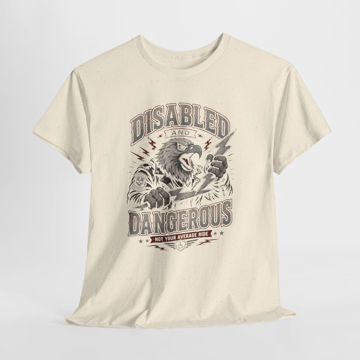 Disabled and Dangerous Graphic Tee — Disability Pride Statement Shirt