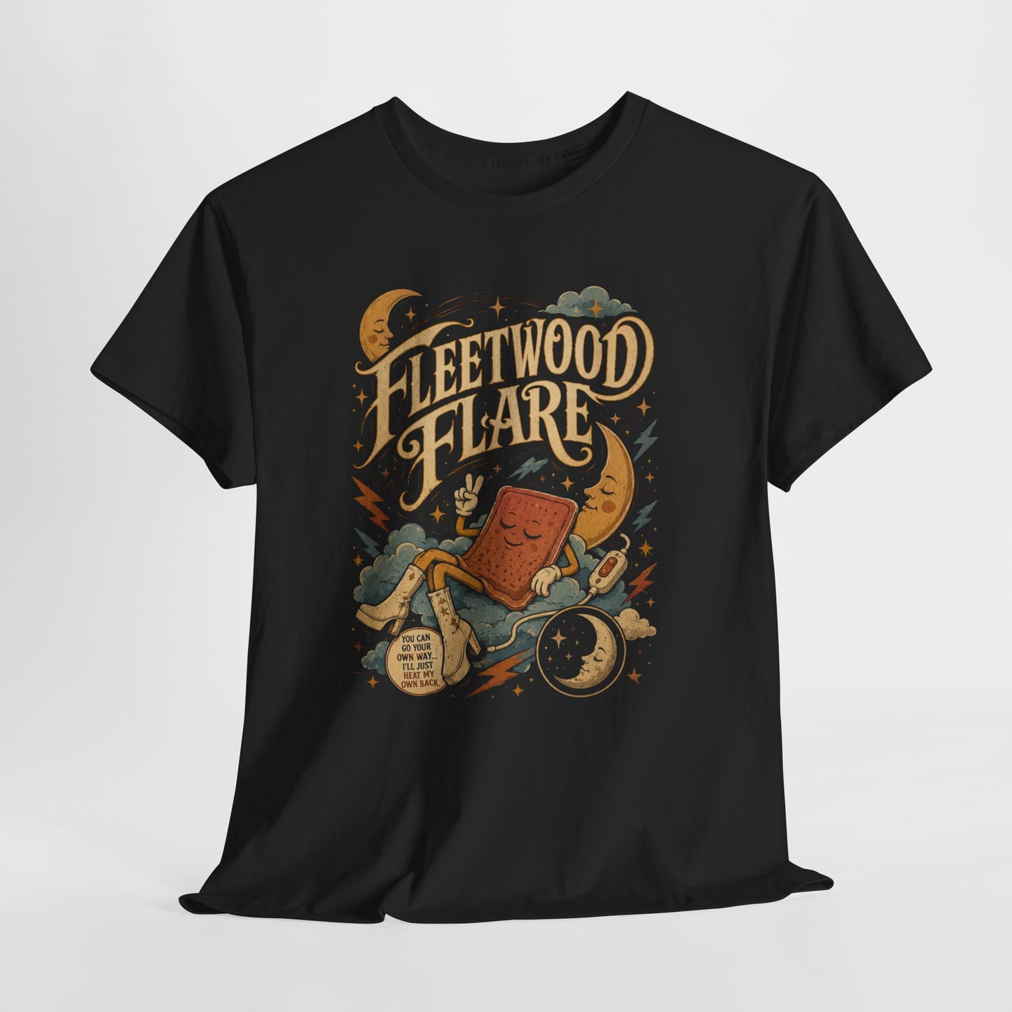 Fleetwood Flare – Celestial Spoonie Heating Pad Parody Design