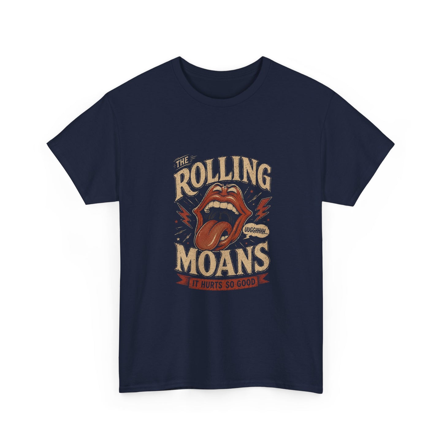 The Rolling Moans – Chronic Illness Rock‑Parody Pain Humor Adult Tee