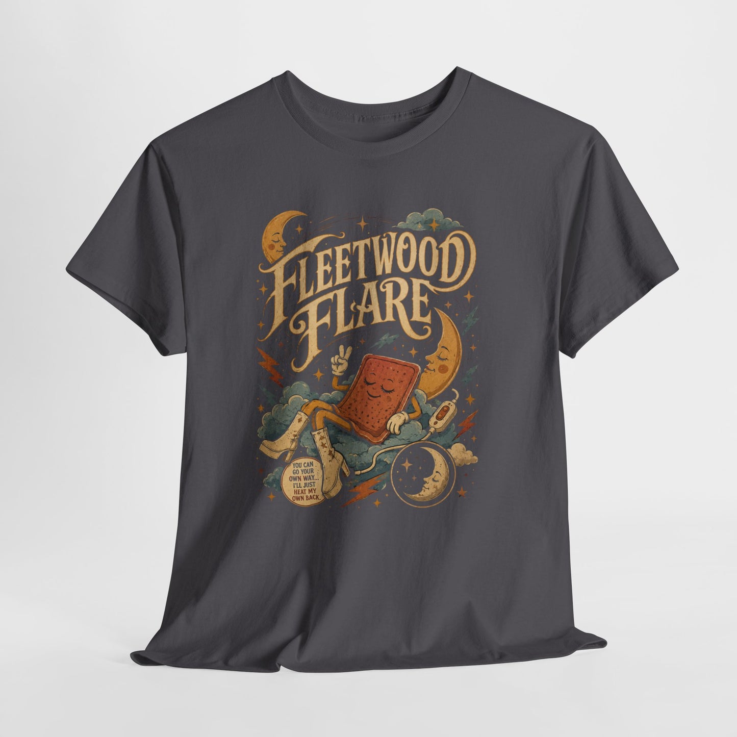 Fleetwood Flare – Celestial Spoonie Heating Pad Parody Design