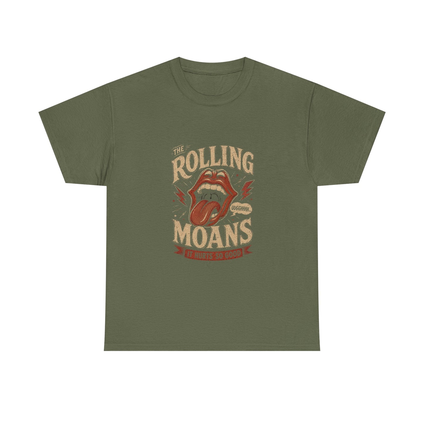 The Rolling Moans – Chronic Illness Rock‑Parody Pain Humor Adult Tee