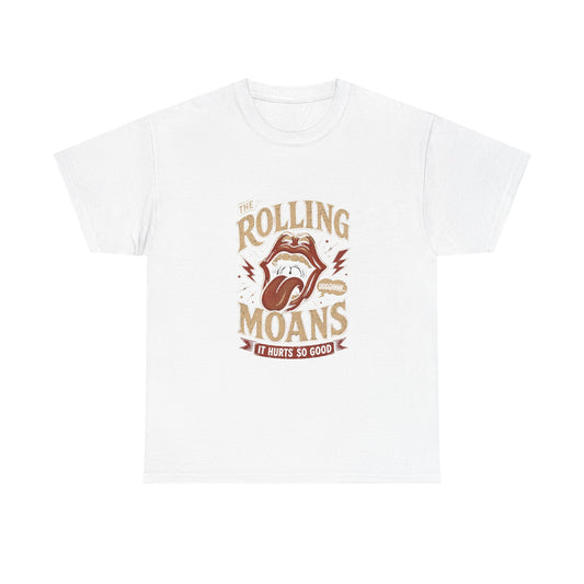 The Rolling Moans – Chronic Illness Rock‑Parody Pain Humor Adult Tee