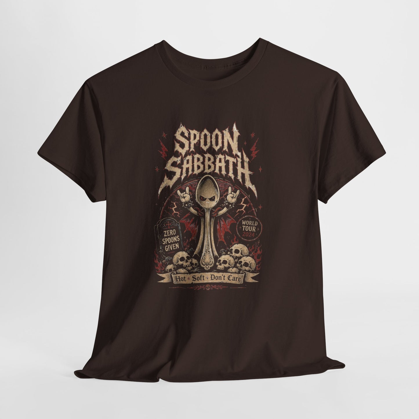 Spoon Sabbath Retro Spoon-Themed Graphic Tee