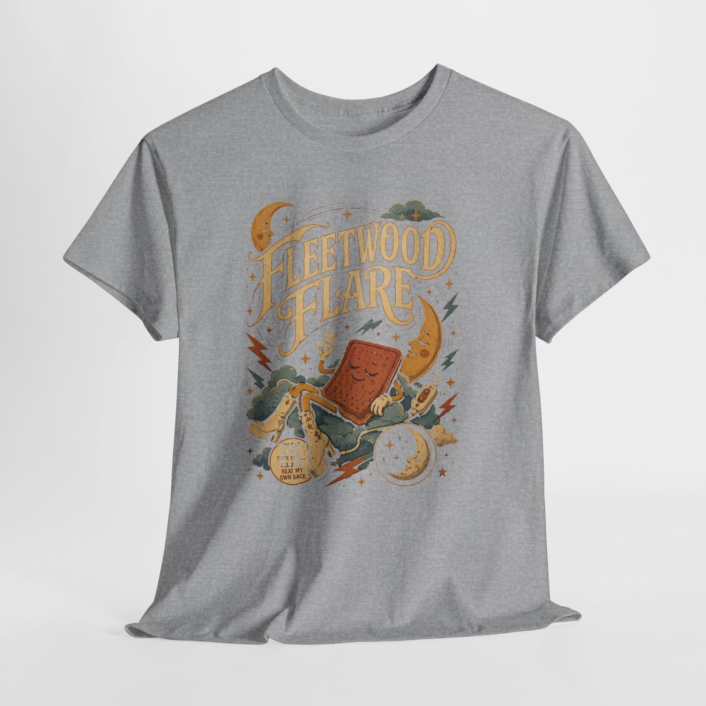 Fleetwood Flare – Celestial Spoonie Heating Pad Parody Design