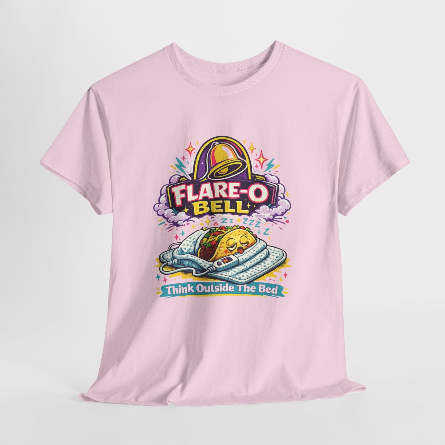 Flare-O Bell: Think Outside The Bed Retro Space Graphic Tee
