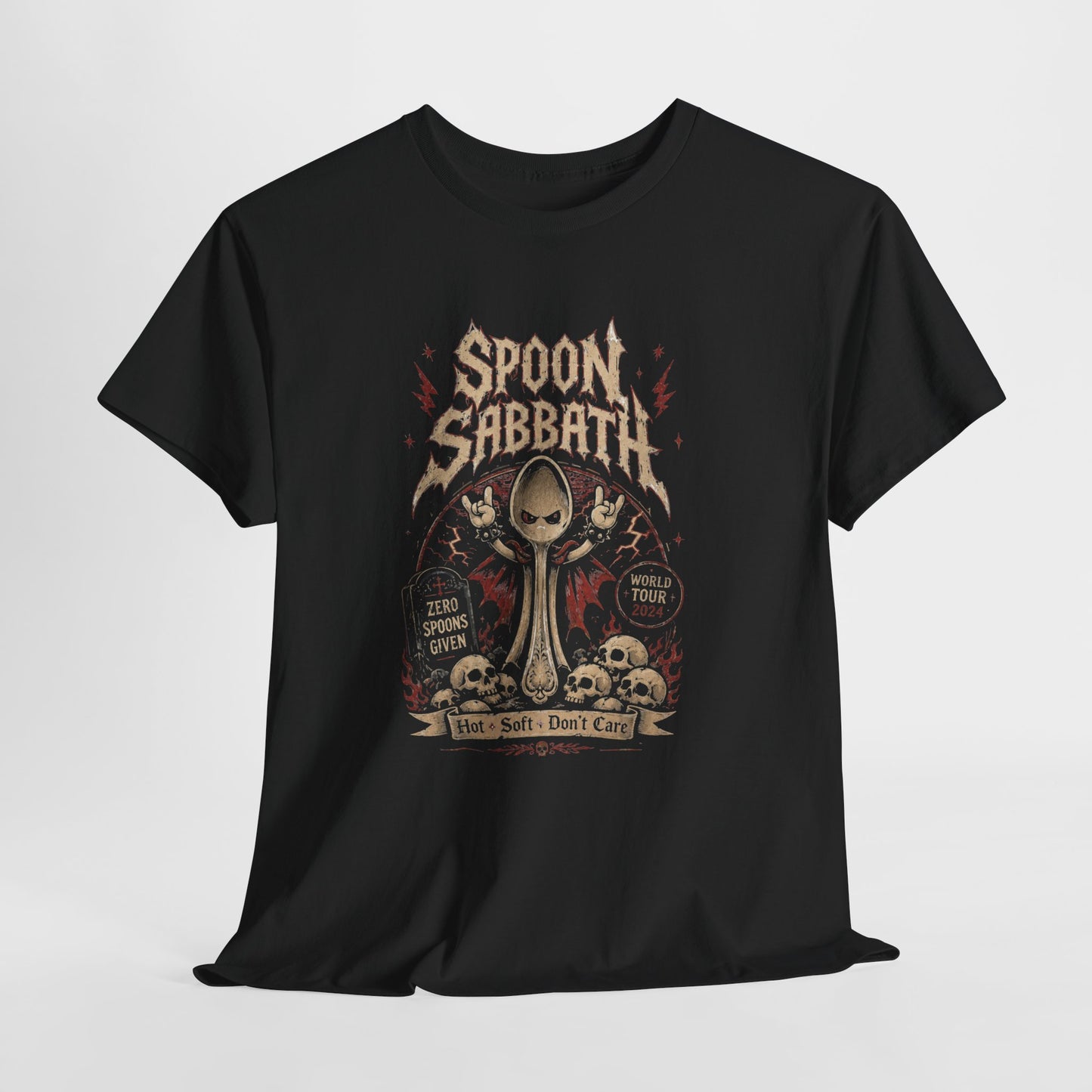 Spoon Sabbath Retro Spoon-Themed Graphic Tee