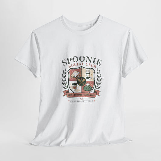 Spoonie Social Club T‑Shirt – Chronic Illness Awareness Tee