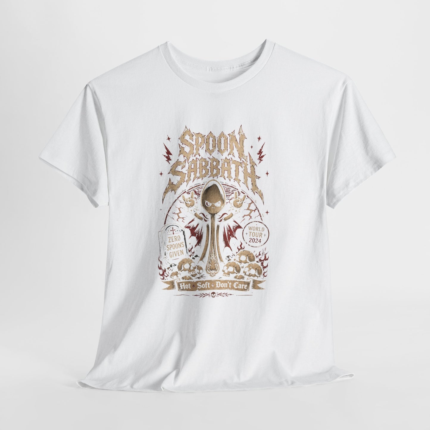 Spoon Sabbath Retro Spoon-Themed Graphic Tee