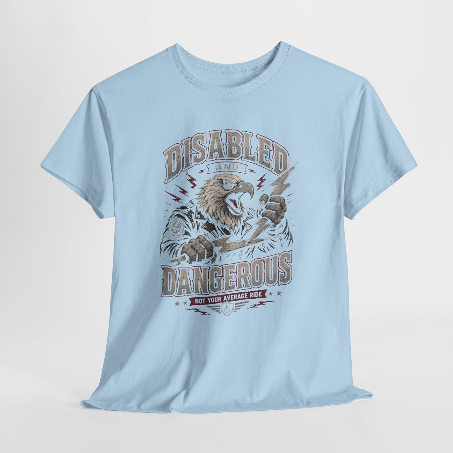 Disabled and Dangerous Graphic Tee — Disability Pride Statement Shirt