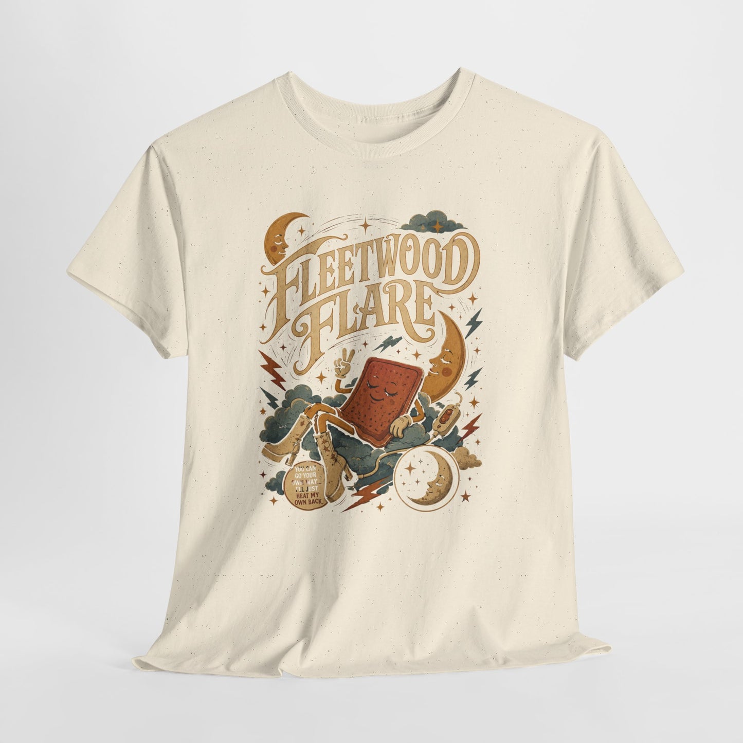 Fleetwood Flare – Celestial Spoonie Heating Pad Parody Design